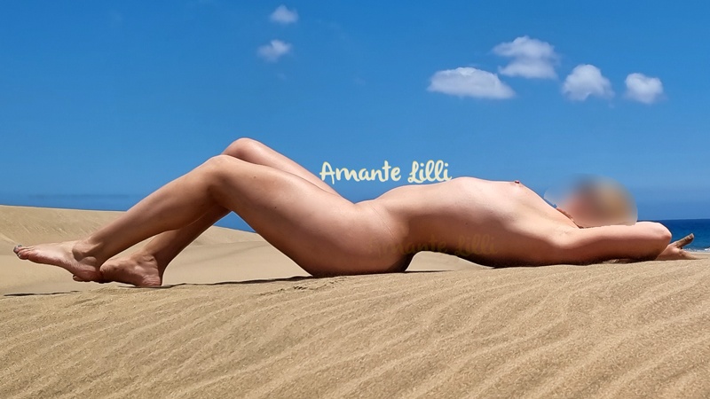 Gran Canaria Naked at the dunes of Maspalomas AmanteLilli photo image